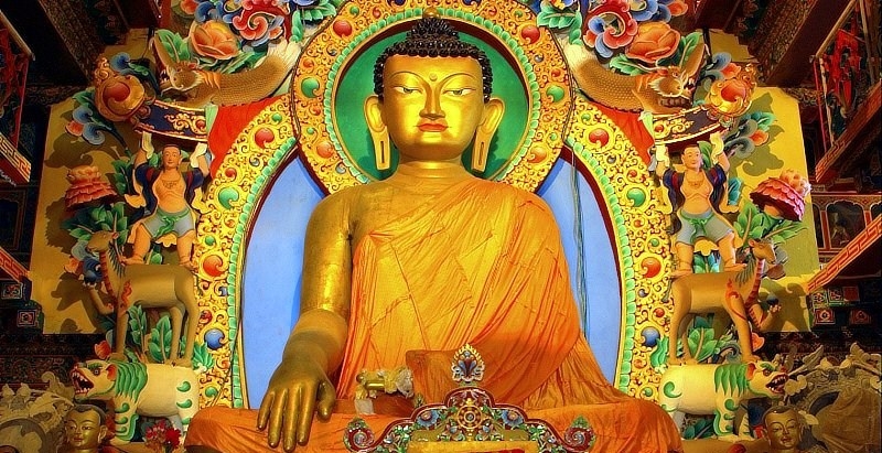Statue of Buddha in Tawang