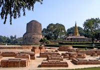 Monastery Around Dhamek Stupa