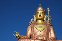 Statue of Guru Rinpoche, the patron of Sikkim