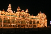Mysore Palace at night